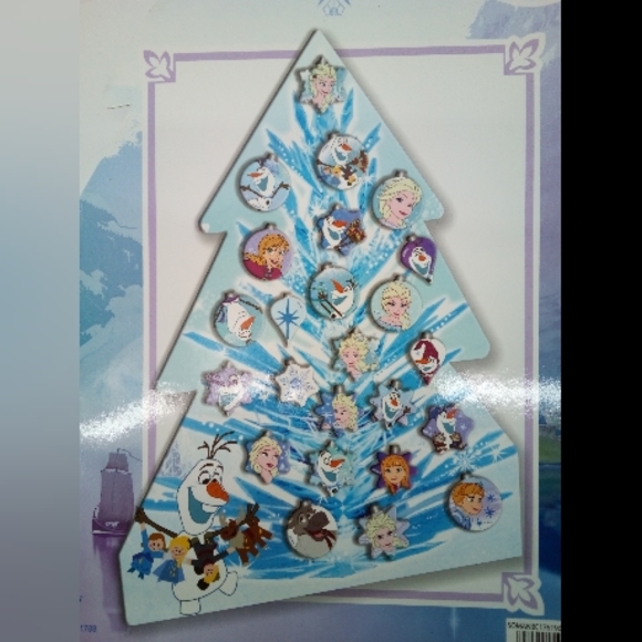 NWT Disney Frozen Advent Calendar Ornament Stickers Stick and Play - Picture 11 of 14
